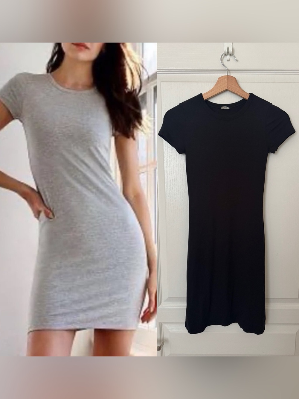 Aritzia Wilfred Bodycon Black Mini Dress